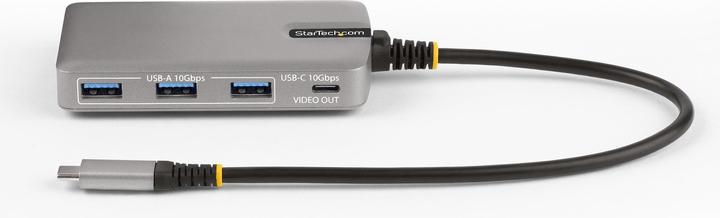 Produktbild StarTech com 4-Port USB-C Hub mit DP Alt Mode Videoausgang 4K 60Hz - USB-C auf 3x USB-A & USB-C, 100 (USB-C, 4 Ports)