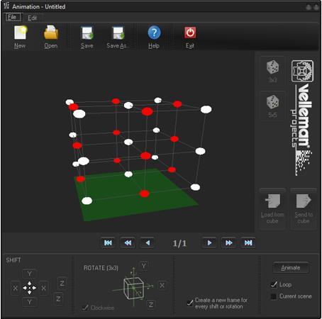 Actual product image Velleman 3D LED CUBE 3 x 3 x 3
