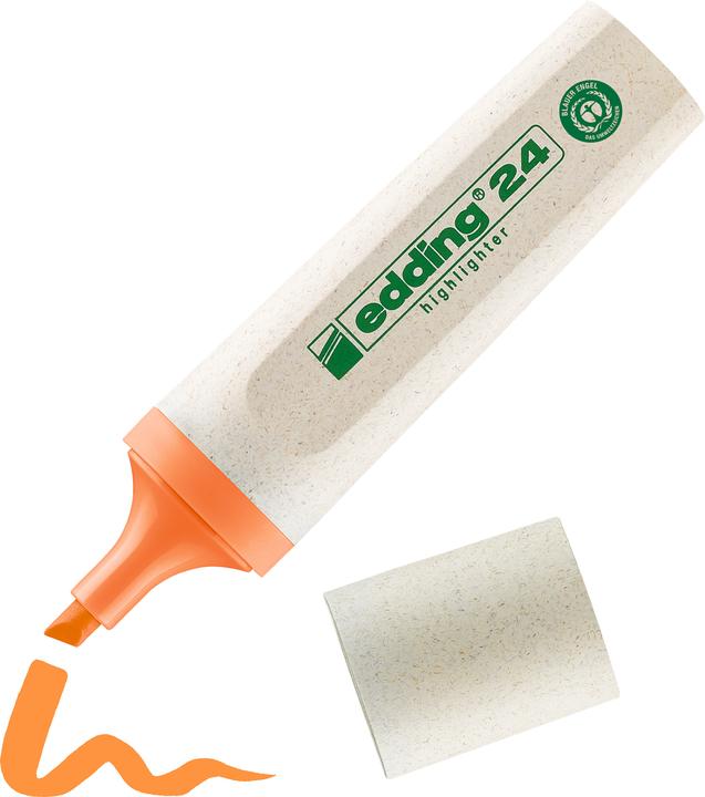 Produktbild Edding Textmarker EcoLine 24 (Orange, 5 mm, 1 x)