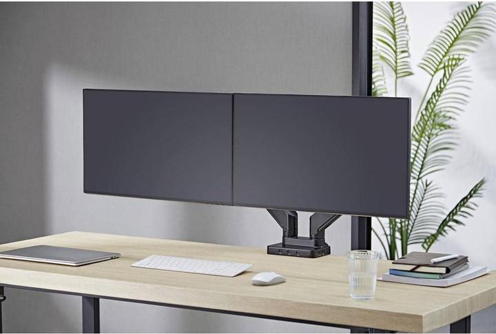 Produktbild SpeaKa Professional SP-MM-830 2fach Monitor-Tischhalterung 43,2cm (17/ ) - 88,9cm (35/ ) Integriert (Tisch, 35")