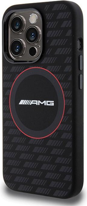 Produktbild Mercedes AMG AMHMP15L23SMRK iPhone 15 Pro 6.1" czarny/black hardcase Silicone Carbon Pattern MagSafe (Apple iPhone 15 Pro)