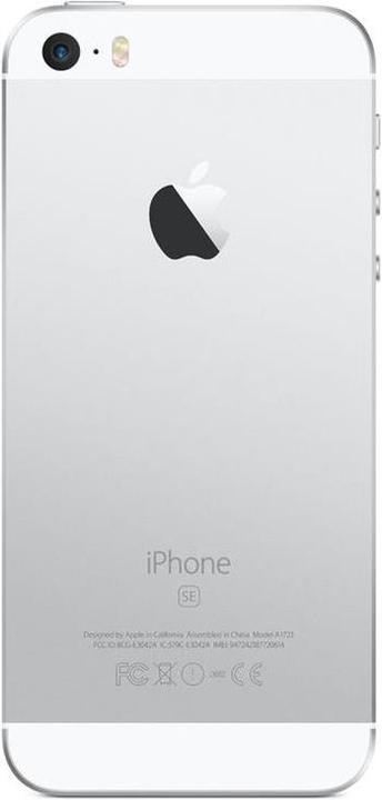 Produktbild Apple iPhone SE (64 GB, Silver, 4", Single SIM, 12 Mpx, 4G)