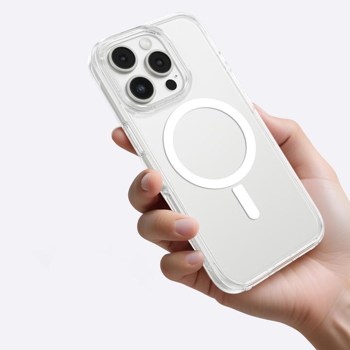 Actual product image Amazingthing Minimal Mag Case mit Magnetring für iPhone 16 Pro Max - Transparent (Apple iPhone 16 Pro Max)