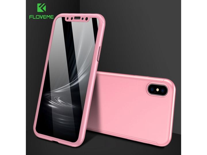 Actual product image Floveme 360 degree bulletproof glass case iPhone XS all-round protection (1 Piece, Apple iPhone XS)