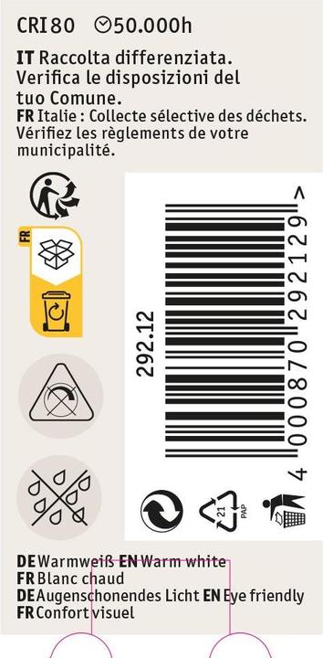 Produktbild Paulmann Tropfen Eco-Line (E27, 4 W, 840 lm, 1 x, A)
