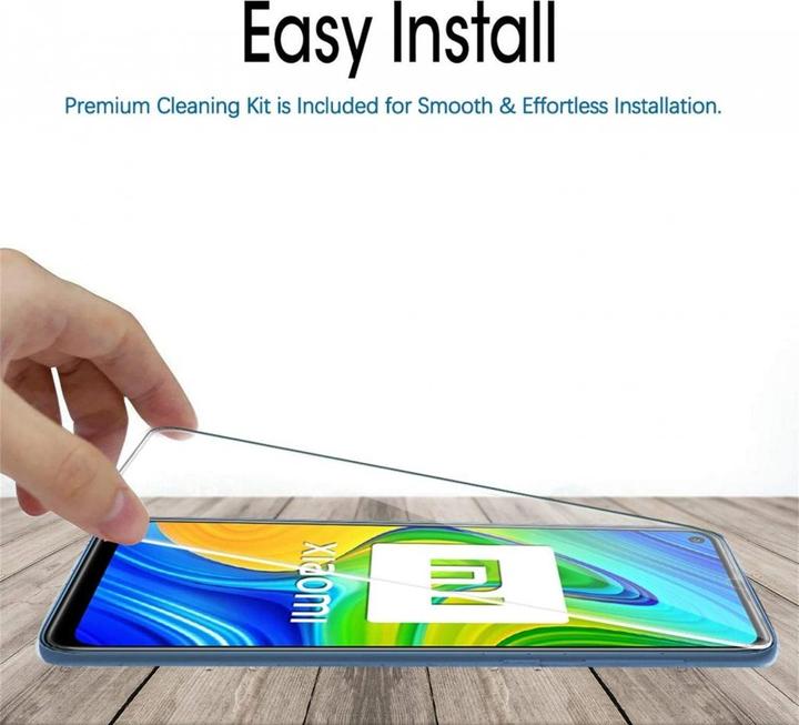 Actual product image Screenguard Xiaomi Redmi Note 9 Protective Glass Film Case Friendly Design (1 Piece, Xiaomi Redmi Note 9)