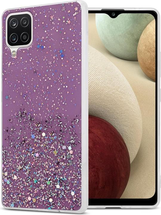 Violet avec paillettes