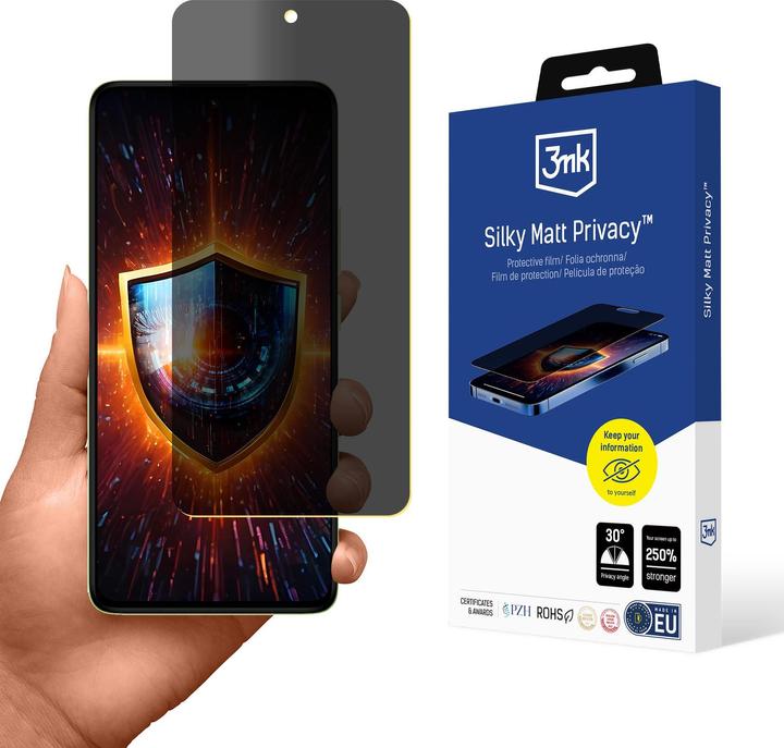Produktbild 3MK Folia ochronna prywatyzujÄ ca matowa Silky Matt Privacy na Redmi Note 14 4G (1 Stück, Xiaomi Redmi Note 14)