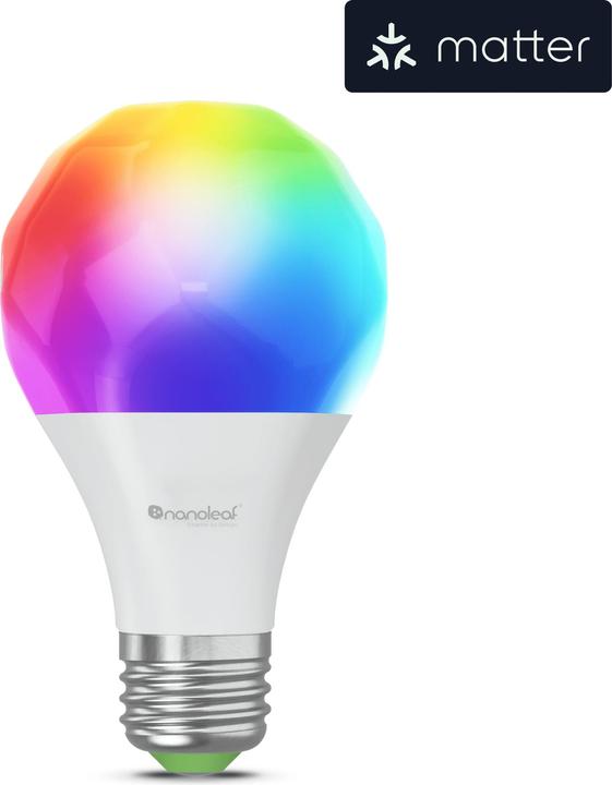 Produktbild Nanoleaf Matter Smart Bulb (E27, 8.50 W, 806 lm, 1 x, F)