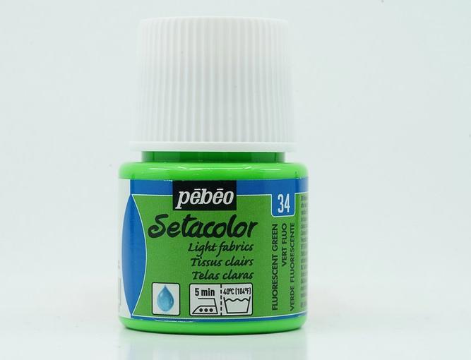 Produktbild Pebeo Setacolor helle Stoffe (Neongrün, 45 ml)