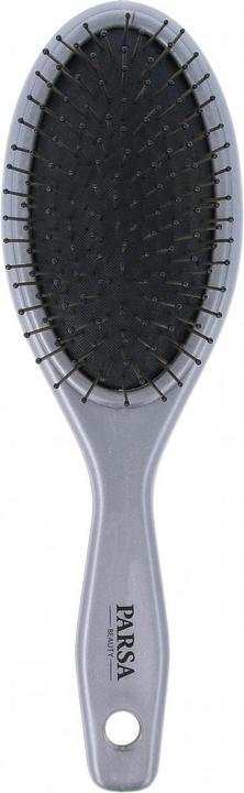 Image du produit Parsa Beauty Parsa Unicolor brosse de poche broches métalliques grande, ovale, grise