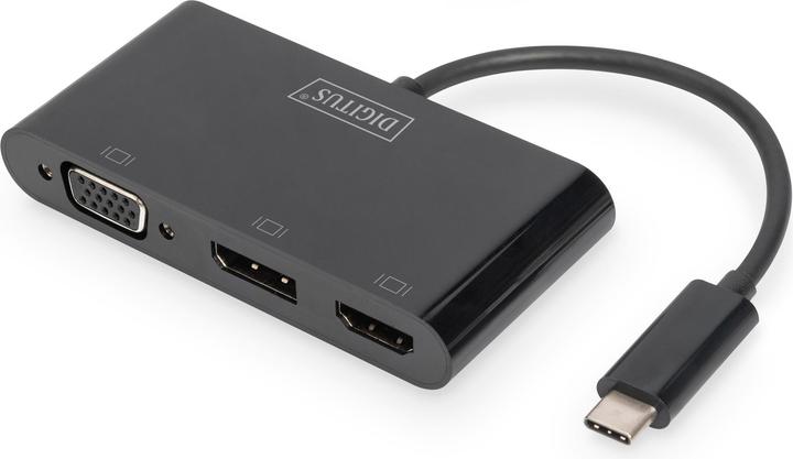 Produktbild Digitus USB Typ-C zu (HDMI, DP, VGA, 8.80 cm)