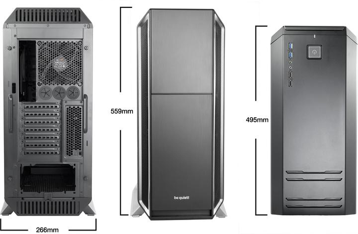 Produktbild be quiet! Silent Base 800 Silver (ATX, mATX, Mini-ITX)