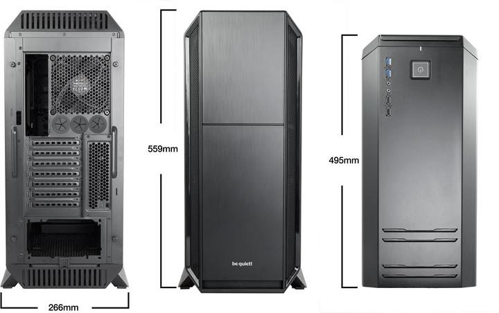 Actual product image be quiet! Silent Base 800 Window (ATX, mATX, Mini-ITX)