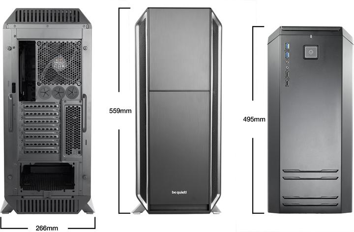Actual product image be quiet! Silent Base 800 Window (ATX, mATX, Mini-ITX)