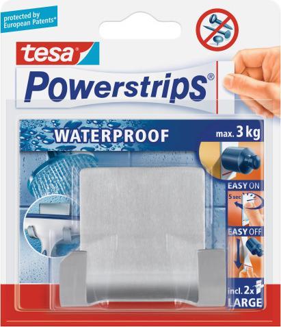 Produktbild tesa Powerstrips Waterproof Haken WAVE
