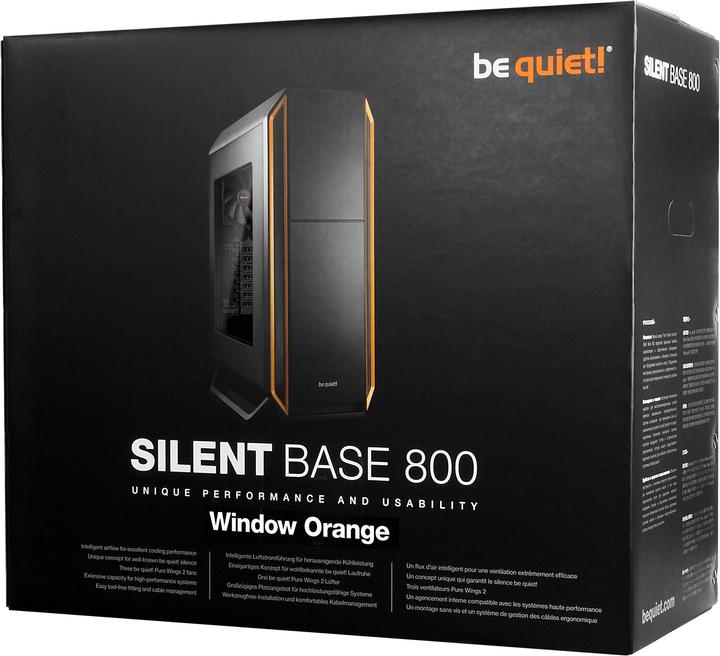 Produktbild be quiet! Silent Base 800 Window (ATX, mATX, Mini-ITX)