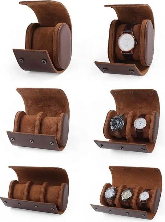 Actual product image PhoneLook Luxurious and high-quality watch storage box and soft watch cushion 2 watches