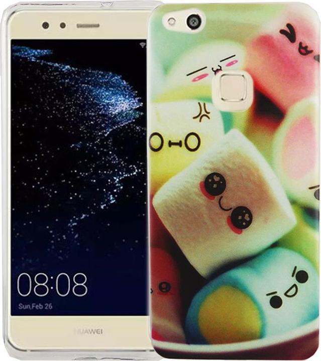 Actual product image König Design Mobile Case for Huawei P10 Lite Marshmallows Case Cover Motif Slim Bumper (Huawei P10 Lite)