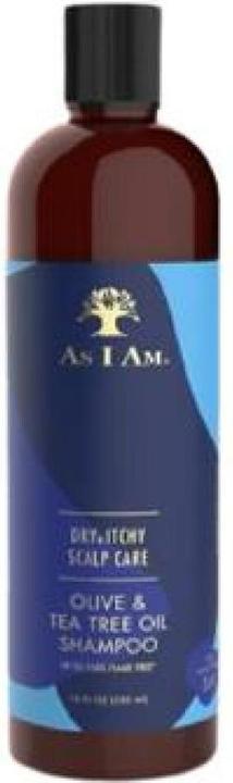 Produktbild As I Am DRY & ITCHY olive tea tree oil shampoo 355 ml (355 ml, Flüssiges Shampoo)