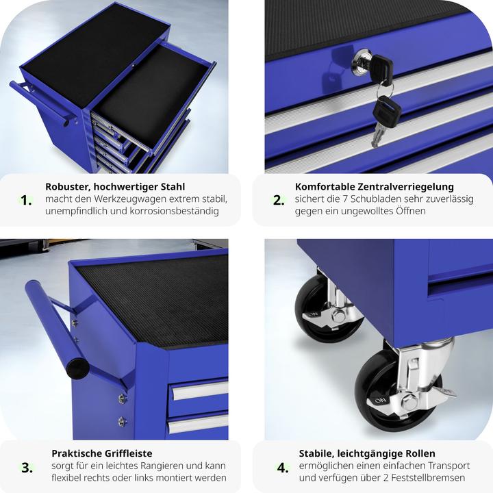 Actual product image tectake Tool trolley (1 x)