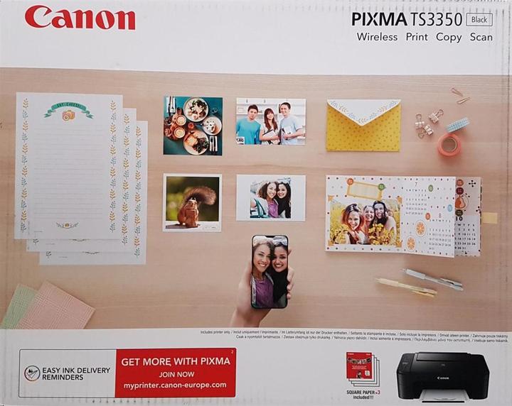 Actual product image Canon PIXMA TS3350 (Ink, Colour)
