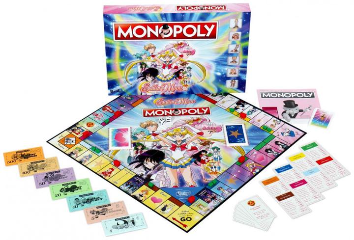 Image du produit Winning Moves Board Game Monopoly Sailor Moon édition anglaise 2-6 joueurs âge 8+ 036177 (Anglais)