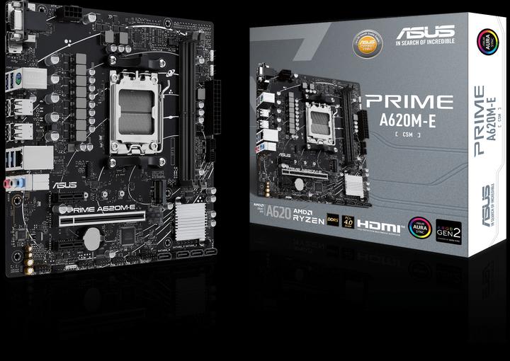 Immagine prodotto ASUS PRIME A620M-E-CSM (AM5, AMD A620, mATX)
