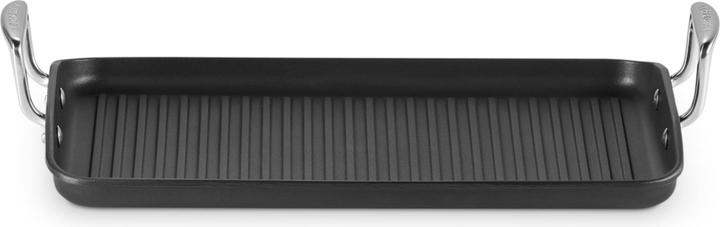 Productafbeelding Le Creuset Aluminium bakplaat met antiaanbaklaag en groeven 34 x 25 cm (35 cm, Grillpan, Aluminium)