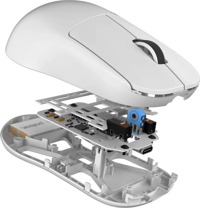 Actual product image Pulsar Gaming Gears X2H Mini White - Muis (Wireless, Cable)