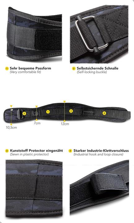 Immagine prodotto Fitgriff Gewichthebergürtel V2 für Damen und Herren