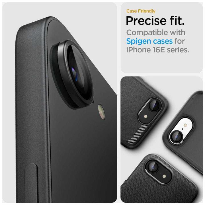 Actual product image Spigen Optik Pro EZ Fit iPhone 16e Lens Protector (2 Piece, Apple iPhone 16e)