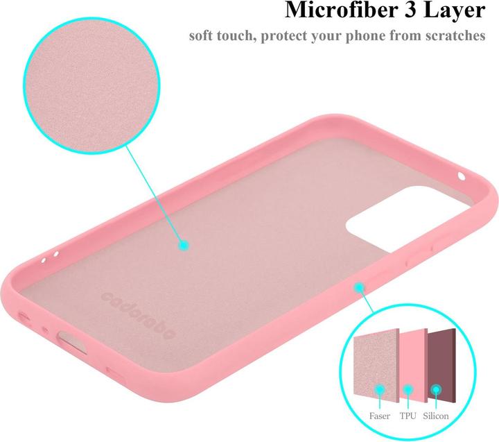 Actual product image Cadorabo TPU Liquid Silicone Case Cover (Samsung Galaxy A72 5G, Samsung Galaxy A72)