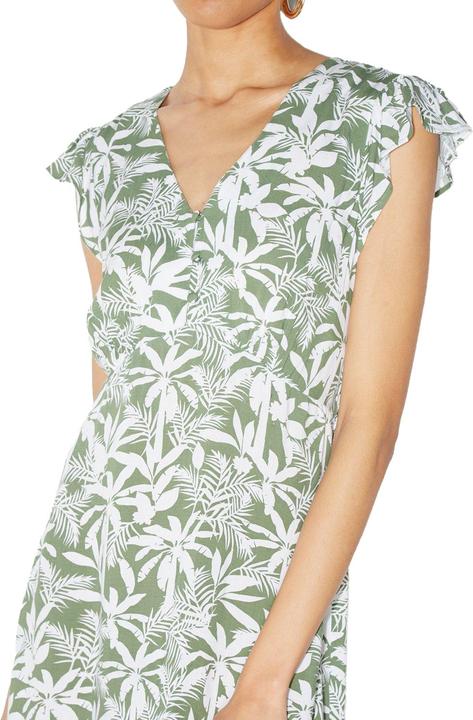 Immagine prodotto Dorothy Perkins Safari Vestito Midi Piccola Dettaglio a Bottone Volant Donna (34)