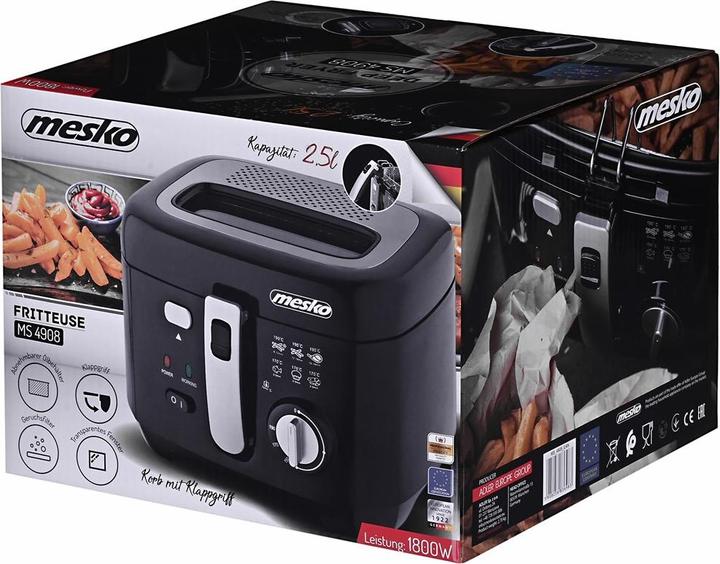 Produktbild Mesko MS 4908 Fritteuse Eins/Eine(r) Eigenständig (EU-Stecker)