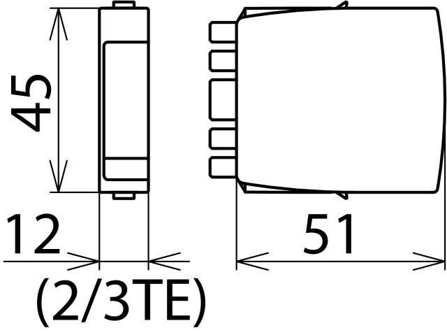 Actual product image Dehn Combi-conductor module for 4 single conductors 920322