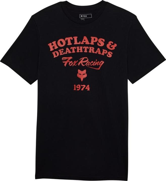 Fox Tee 24 Hotlaps Ss Prem Blk (M)