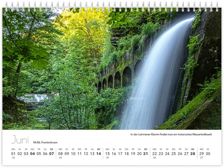 Produktbild Kalender Schsische Schweiz kompakt 2026 (21 x 15 cm, Deutsch)