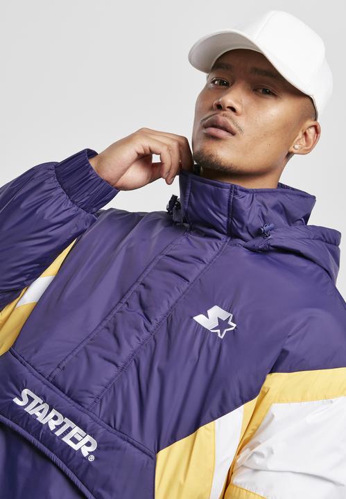Actual product image Starter Color Block Half Zip Retro Jacket (XXL)