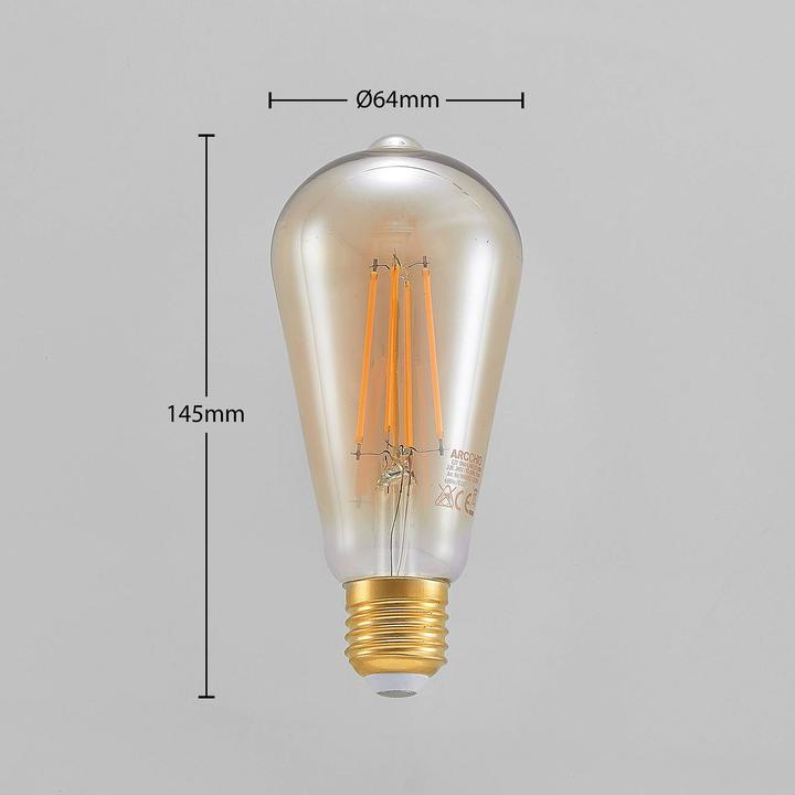 Produktbild Arcchio E27 LED 6,5W (E27, 6.50 W, 650 lm, 1 x, F)