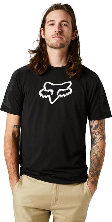 Fox Tee 22 Dvide Ss Tech Blk 2x (XXL)