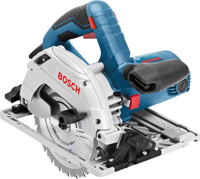 Produktbild Bosch Professional Handkreissäge GKS 55+ GCE + FSN 1400