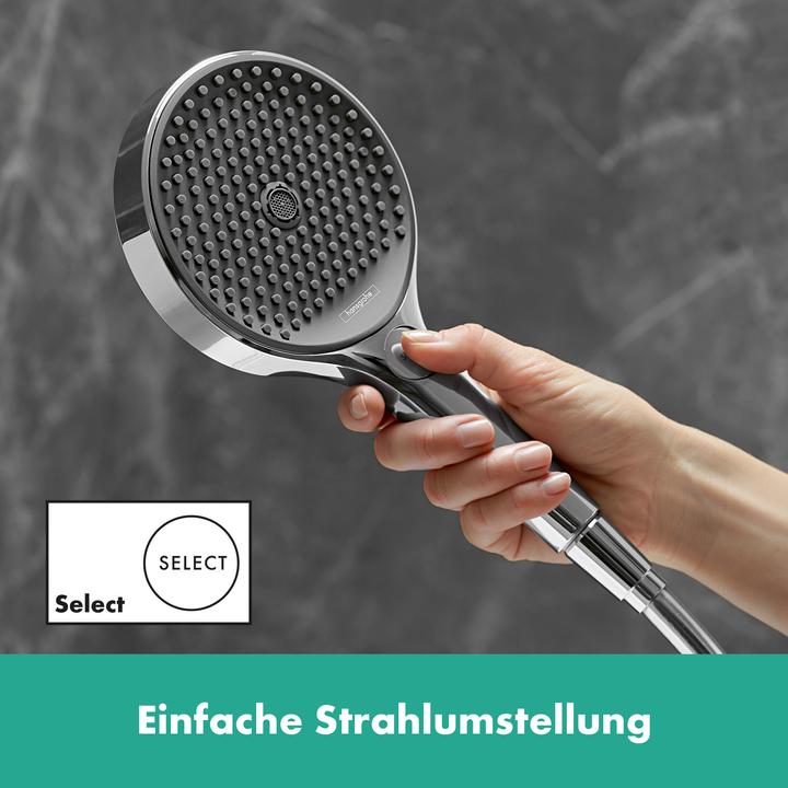 Actual product image hansgrohe Rainfinity shower system 250, 1 spray type water-saving, ShowerTablet 350, 28742