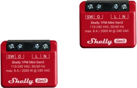 Shelly 1PM Mini Gen3 x2 (Schaltaktor)