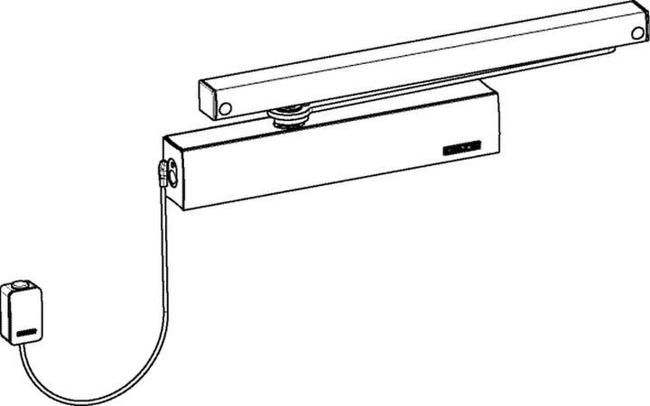 Actual product image Geze TS 5000 EFS free-wheeling door closer (Room door, Entrance door, Wooden door, French window, Indoor)