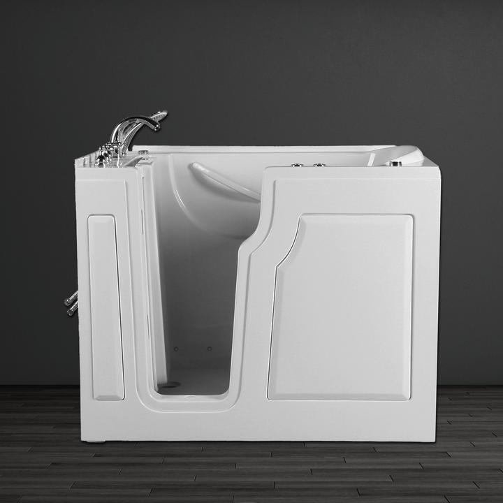 Actual product image PureHaven Senior bathtub 122x71 cm with whirlpool function Water jets Integrated door for easy access (122 cm, 71 cm)