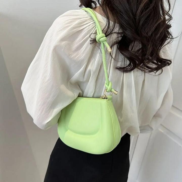 Immagine prodotto Only-Bags.Store Borsa a tracolla in pelle PU Colore solido Borsa ascellare Borsa messenger Borse a tracolla