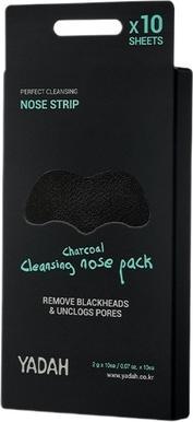 Actual product image NoName Charcoal Nose Cleaning Strips Charcoal Cleansing Nose Pack 10pcs