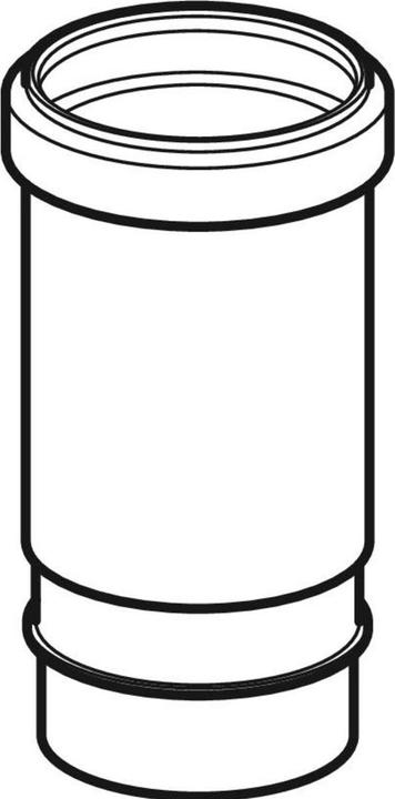 Actual product image Geberit 63 mm long socket sort PEH