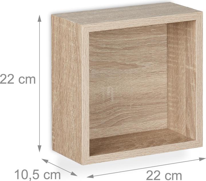 Actual product image Relaxdays Wall shelf (49 x 12 x 25 cm)